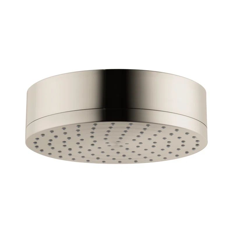 Brushed Nickel Modern Ceiling Mounted Rain Shower Head