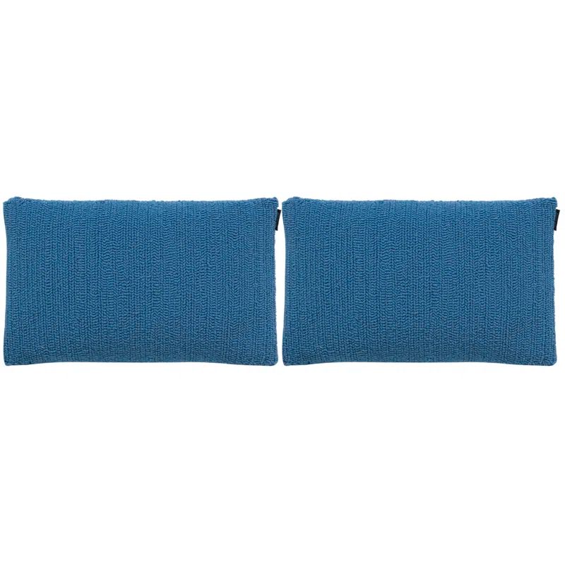 Light Marine Blue Rectangular Kids Indoor/Outdoor Pillow Set