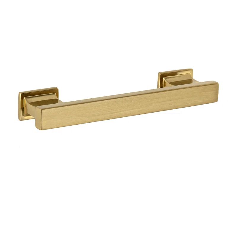 Satin Brass 3 1/2" Center to Center Bar Pull