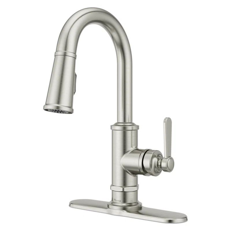 Stainless Steel Single Handle Pull Down Bar Faucet