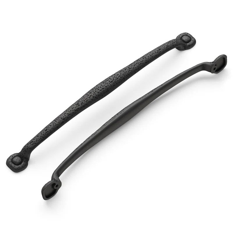 Refined Black Iron 18" Appliance Pull with Matte Finish