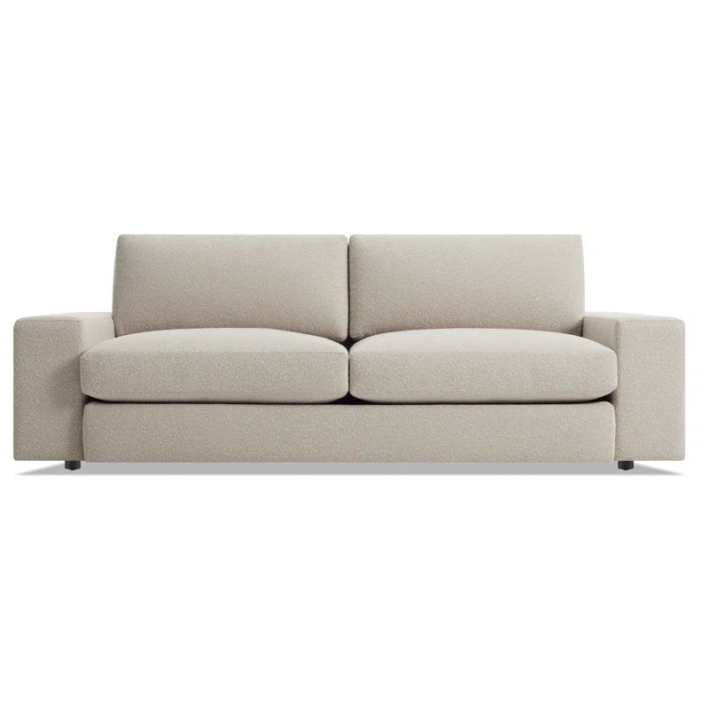 Esker Wide Comfort Sofa in Kelso Sand Cotton Blend