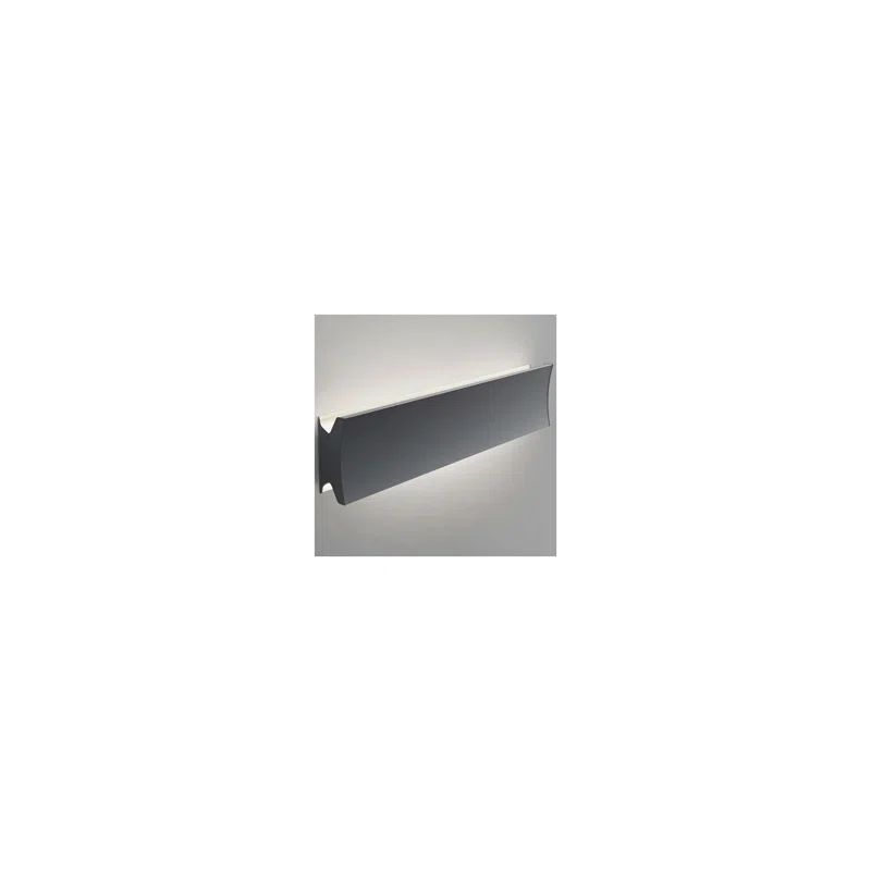 Elegante 24" Black Aluminum Mono LED Indoor/Outdoor Wall/Ceiling Light