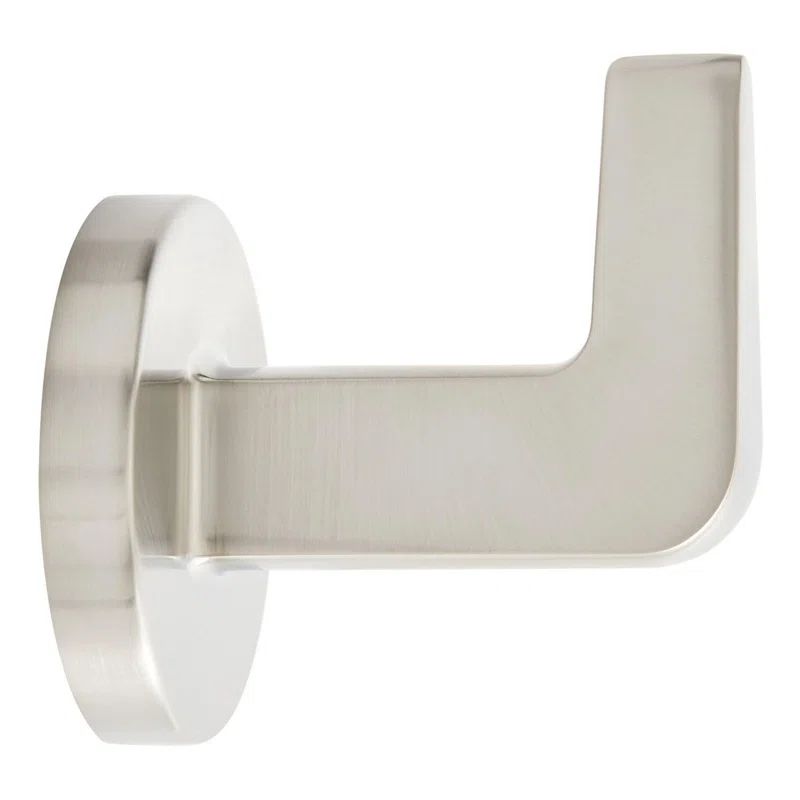 Brushed Nickel Wall Mounted Metal Robe Hook