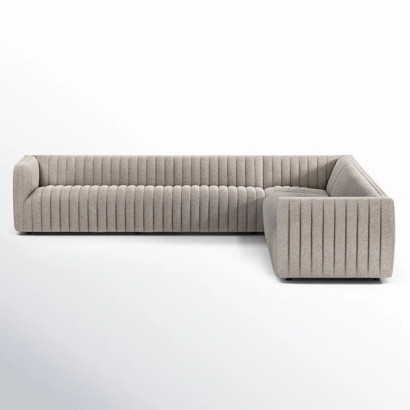 Brandt 3-Piece Orly Natural Polyester Modular L-Sectional