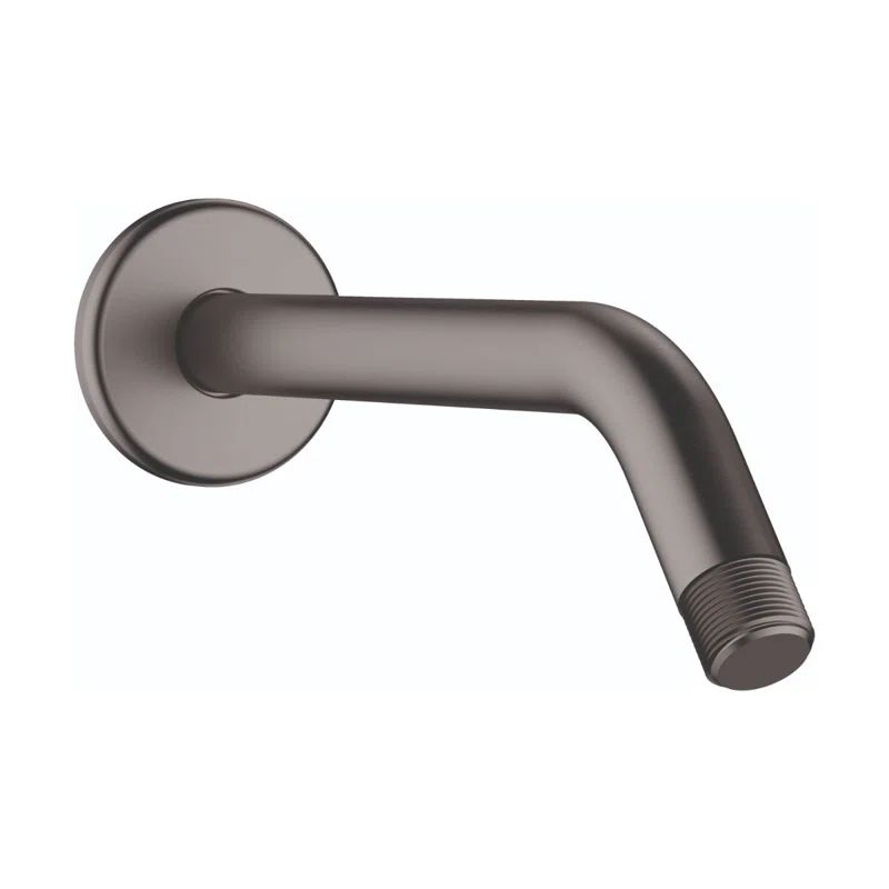 9-Inch Brushed Black Chrome Wall-Mount Shower Arm