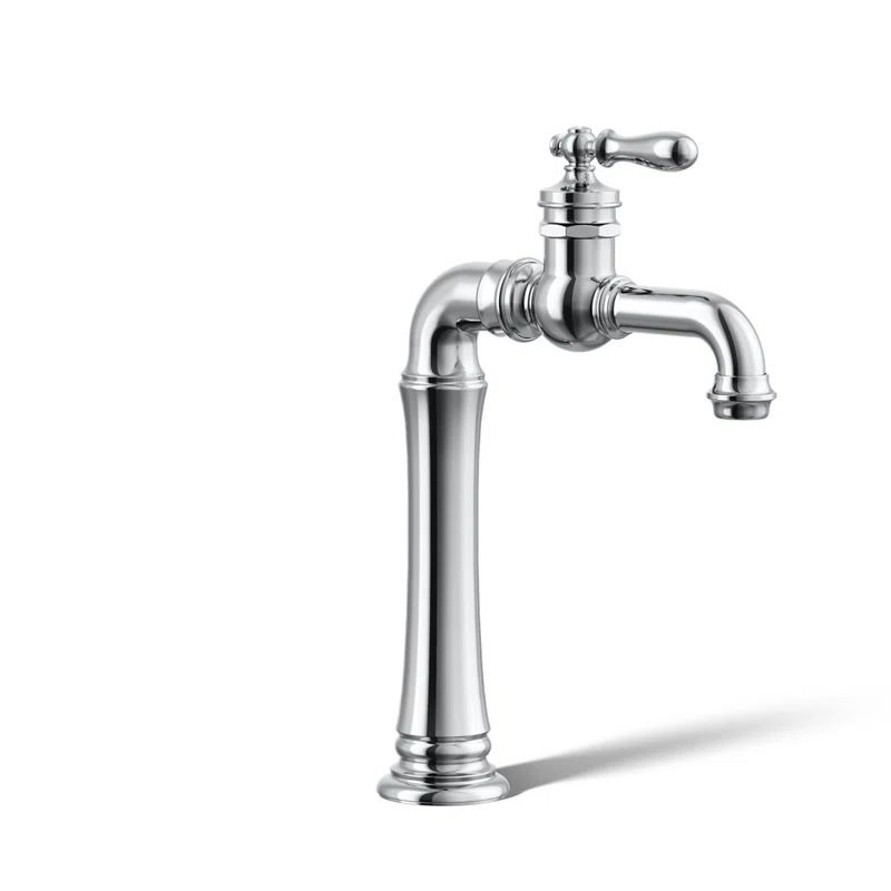 Artifacts Polished Chrome Single-Handle Modern Bathroom Faucet