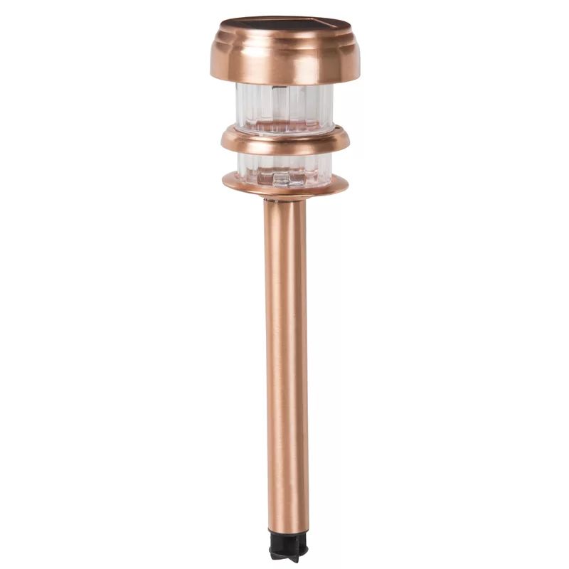 Copper Solar Powered LED Pathway Light Pack