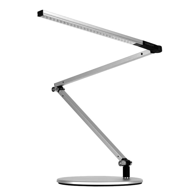 Sleek Silver Energy Star Certified Adjustable Clip-On LED Lamp