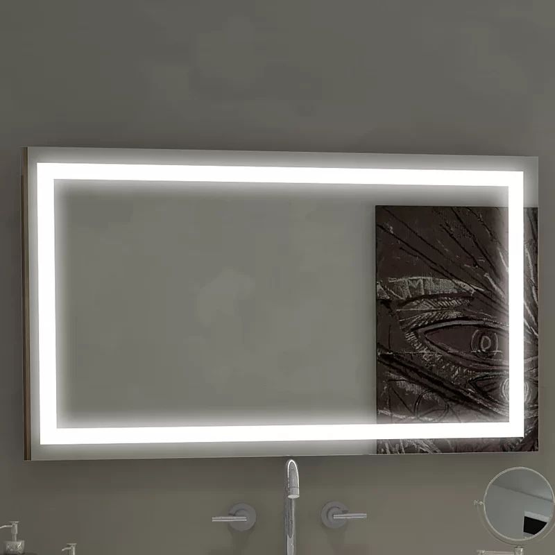 Harmony 30x45 Frameless Rectangular Illuminated Vanity Mirror