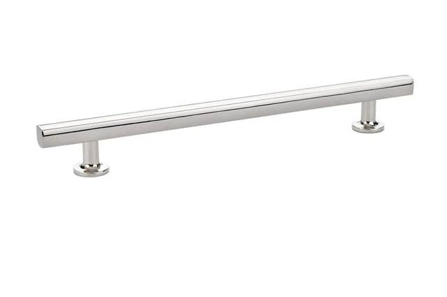 Polished Nickel 8" Bar Pull with Standard Mount