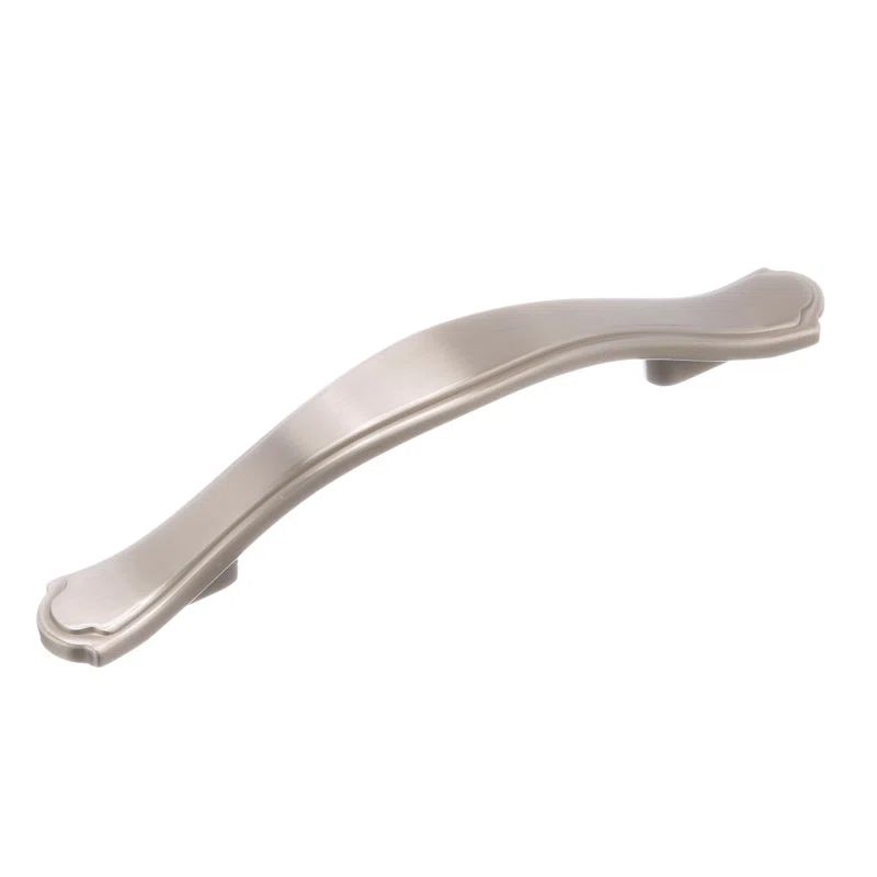 Satin Nickel 3-Inch Traditional Cabinet Pull Bar