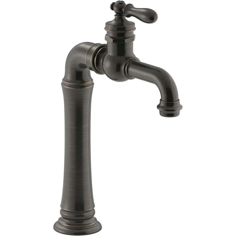 Artifacts Vintage Oil-Rubbed Bronze Single-Handle Bathroom Sink Faucet