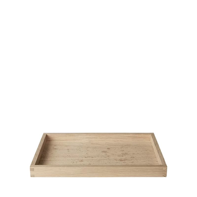 Modern Square Oak Serving Tray - Durable and Minimalist