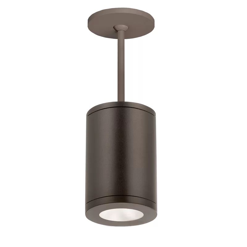 Bronze 5" Aluminum LED Indoor/Outdoor Pendant Light