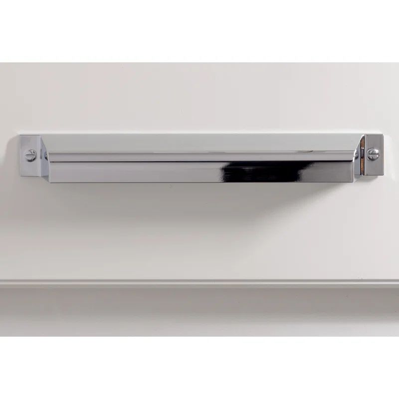 Polished Chrome 7'' Traditional Cup Pull with Mounting Hardware