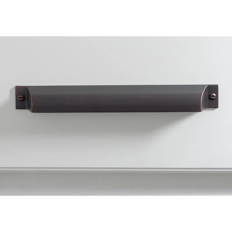 Oil-Rubbed Bronze 7" Traditional Cup Pull with Mounting Hardware