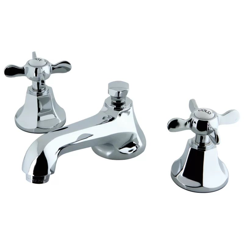 Essex 8" Traditional Polished Chrome Widespread Bathroom Faucet