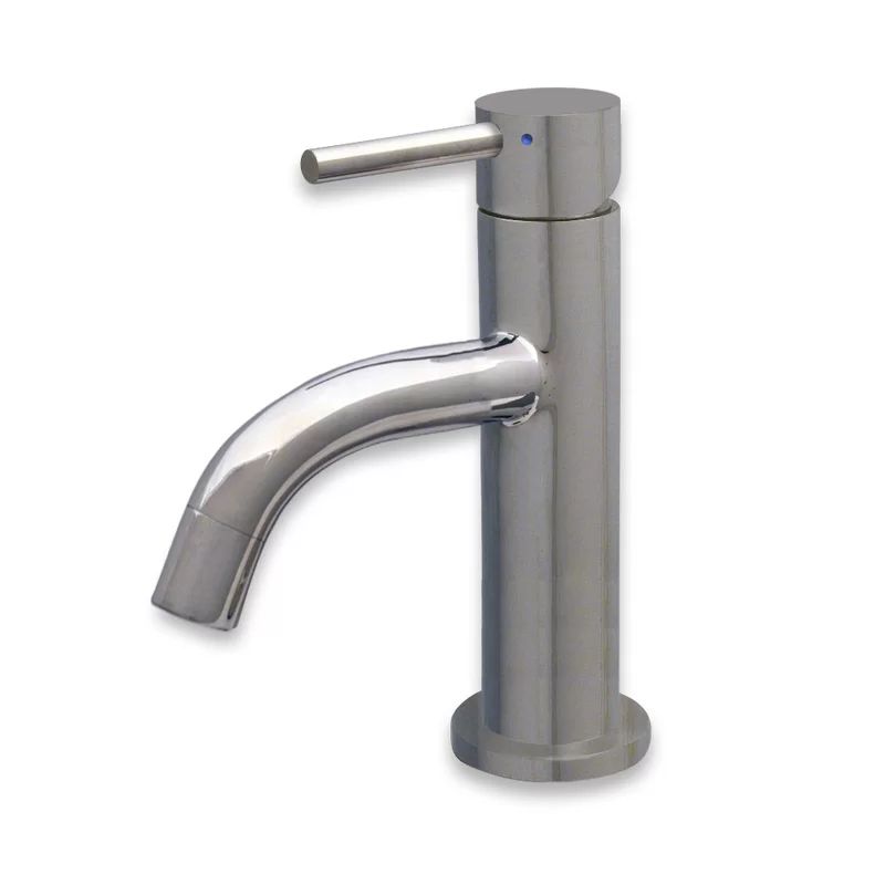 Waterhaus Polished Stainless Steel Slim Bathroom Faucet