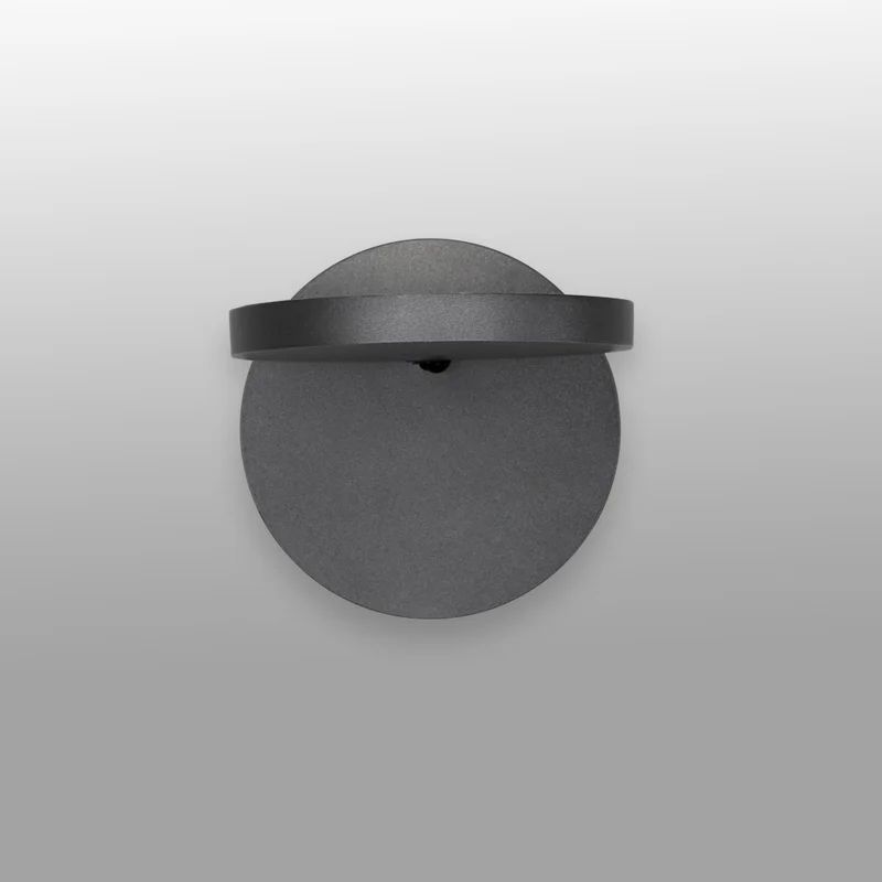 Demetra Anthracite Gray LED Wall Sconce with Swing Arm and Dimmable Light