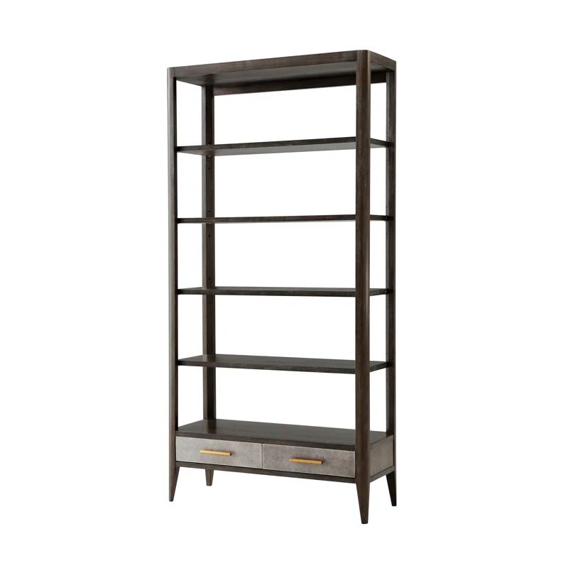 Rowan Tempest Adjustable Wood Etagere Bookcase