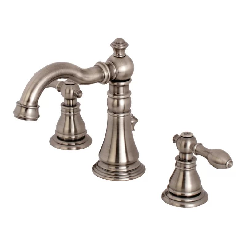 Elegant Victorian-Inspired 8" Widespread Stainless Steel Bathroom Faucet