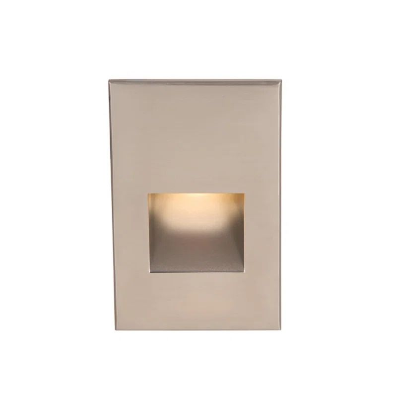 Brushed Nickel LEDme Vertical LED Step and Wall Light 277V