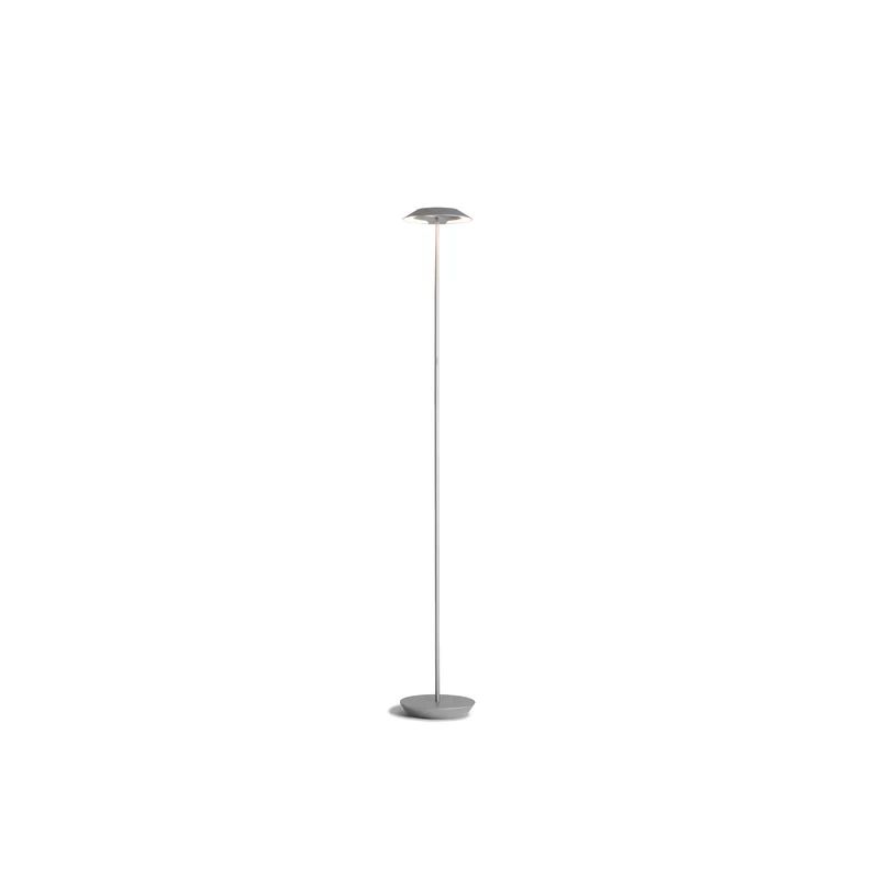 Royyo Minimalist 45.5'' Silver LED Floor Lamp with USB Port