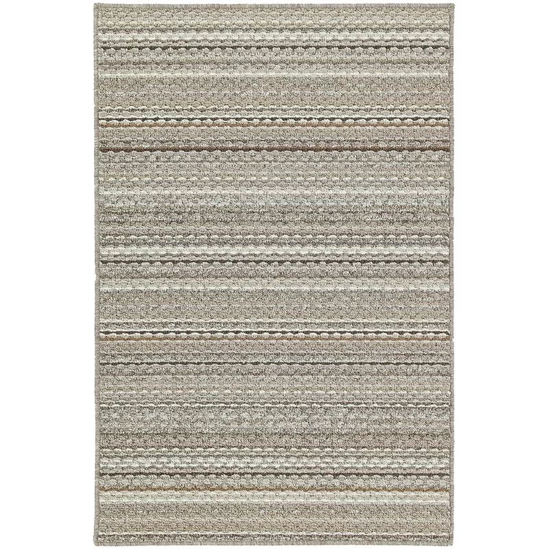 Carnival Stripe 5' x 7' Tufted Area Rug in Earth Tones