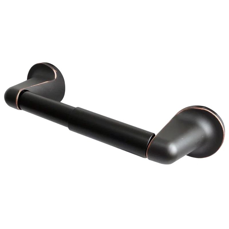 Oil Rubbed Bronze Cylindrical Wall Mounted Toilet Paper Holder