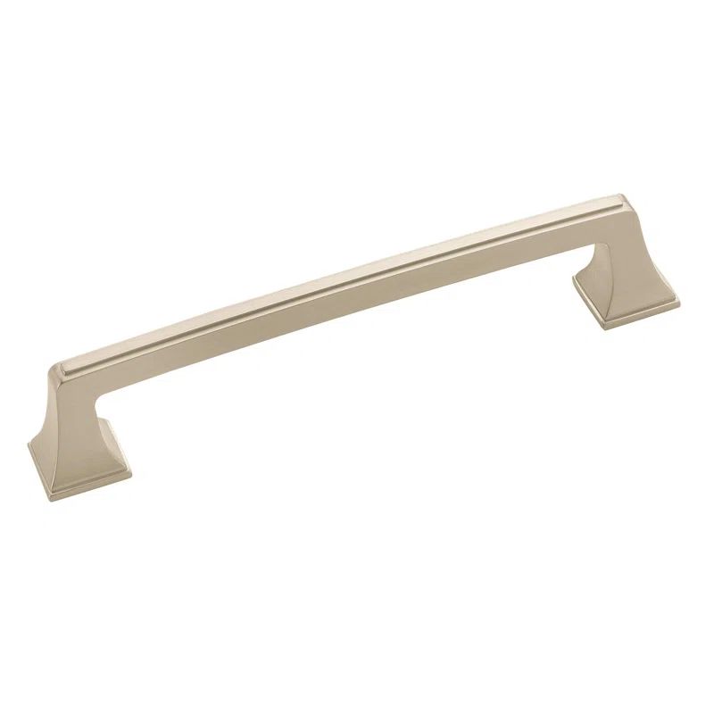 Satin Nickel Brushed Traditional Appliance Pull with Mounting Hardware
