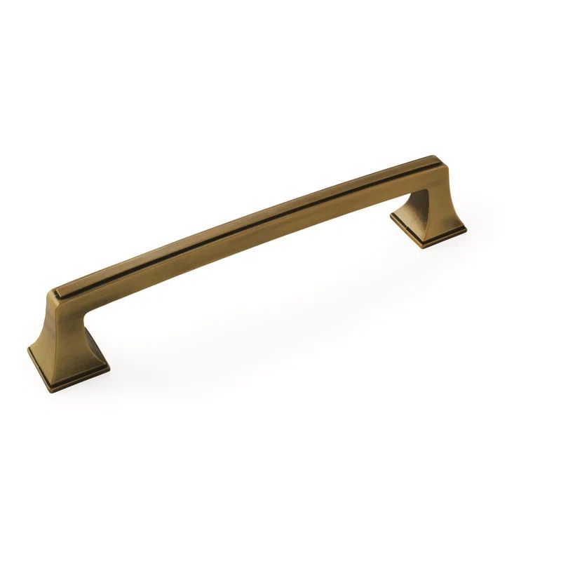 Gilded Bronze 8'' Appliance Pull with Mounting Hardware