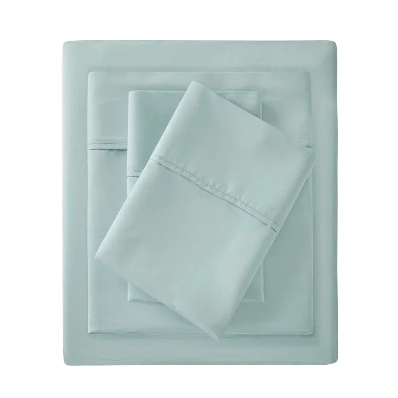 Seafoam Queen 1500 Thread Count Cotton Blend 4-Piece Sheet Set