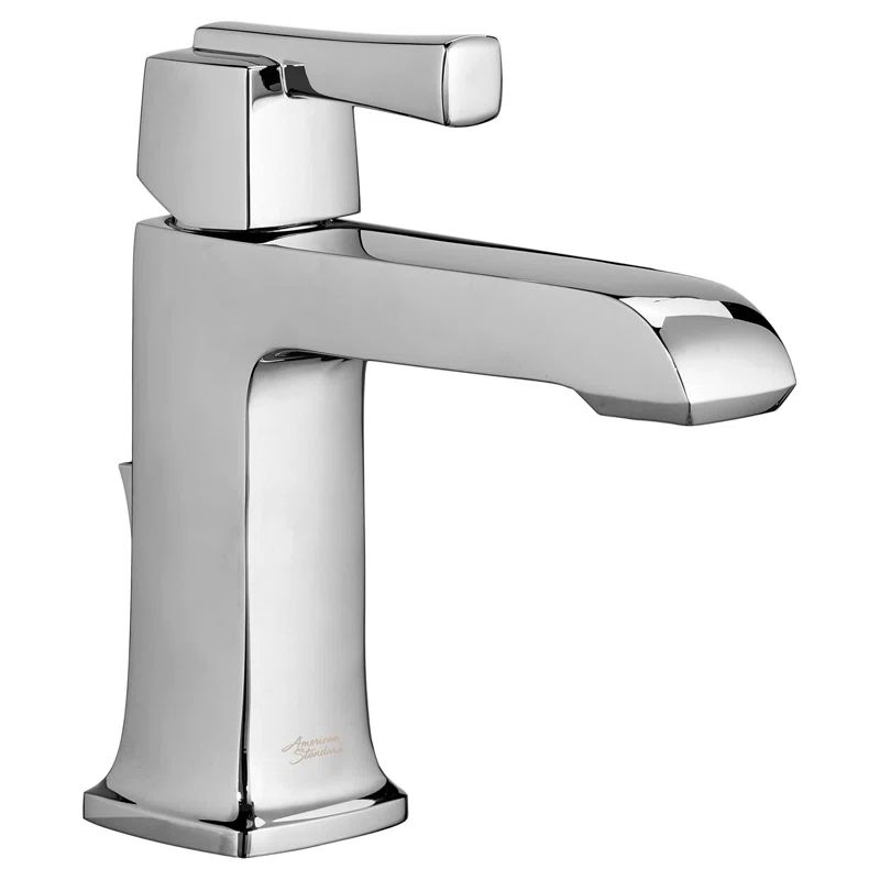 Manhattan Bridge Inspired Polished Chrome Single-Handle Bathroom Faucet