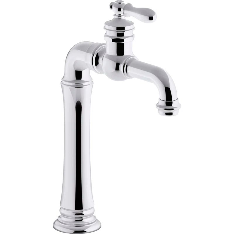 Artifacts Polished Chrome Single-Handle Modern Bathroom Faucet