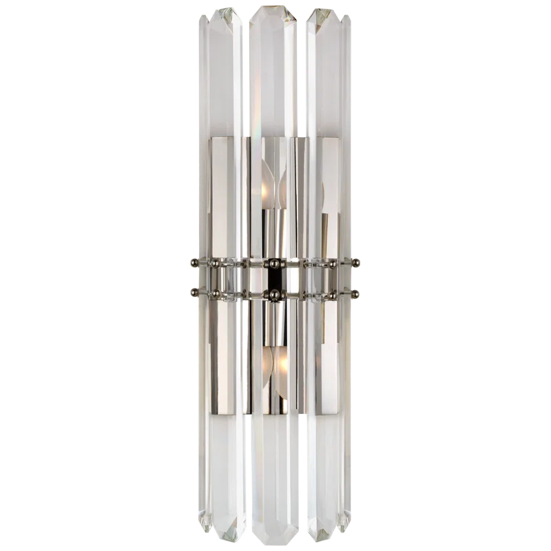 Bonnington Sleek 22" Nickel Hallway/Bathroom Sconce