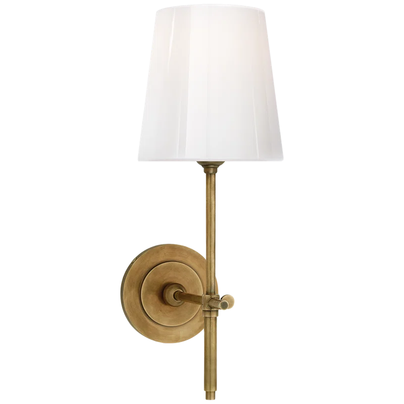 Bryant Direct Wired 14.5" Antique Brass Wall Sconce