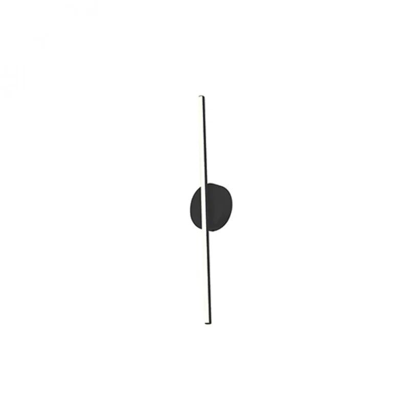 Black Aluminum Dimmable Cylinder Wall Sconce