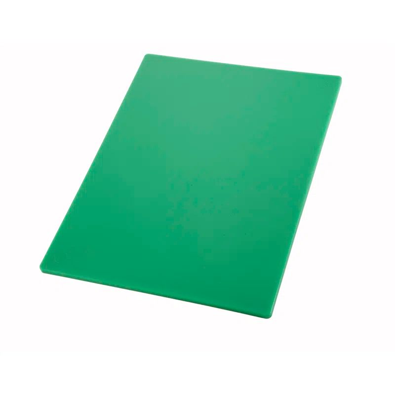 Yellow Rectangular Plastic Cutting Board, 18" x 12"