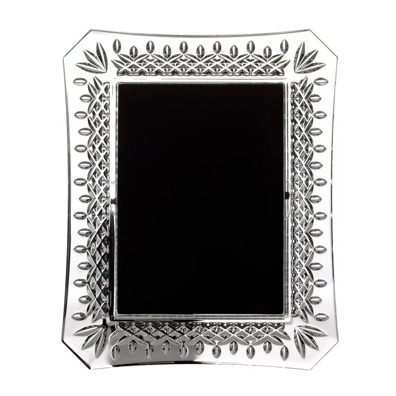 Embossed Crystal 5x7 Beveled Picture Frame