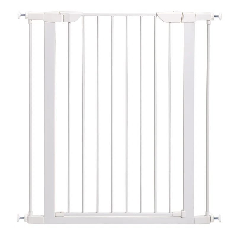 MidWest 39" White Steel Pressure Mounted Pet Gate