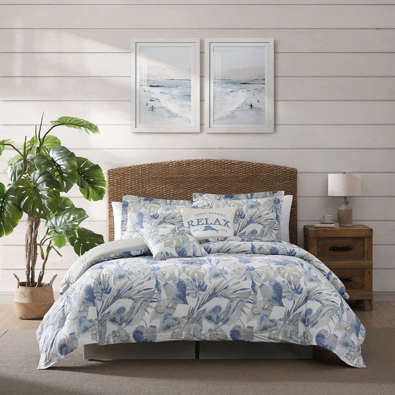Tommy Bahama Home Tommy Bahama Raw Coast Blue Cotton Comforter Set