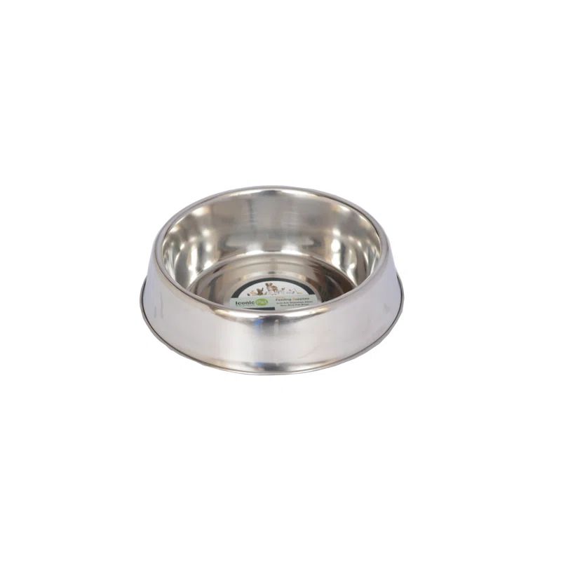 Stainless Steel Anti-Skid Ant-Resistant Pet Bowl, 16 oz