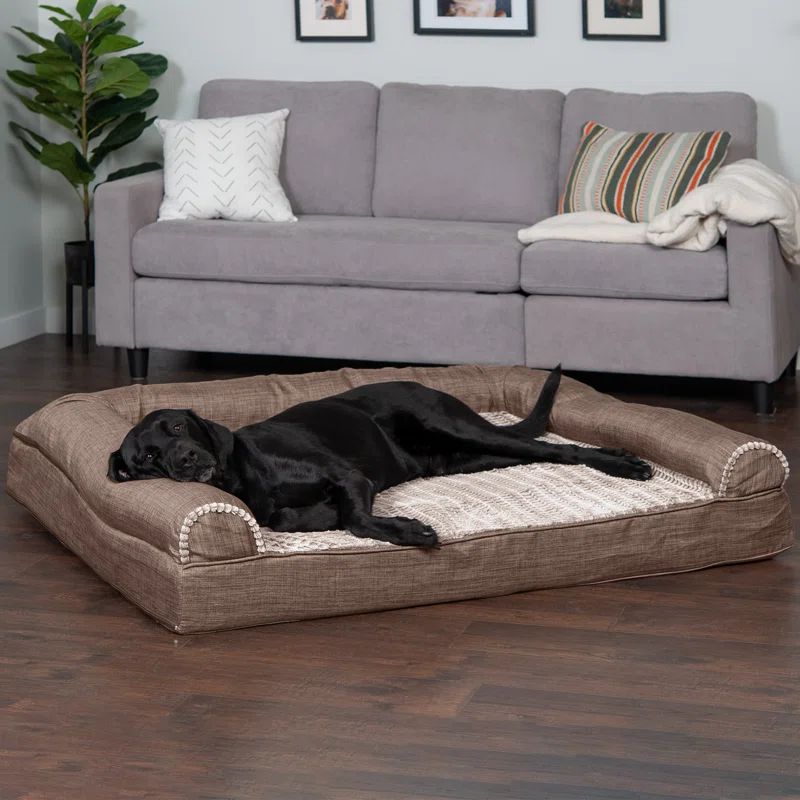 Jumbo Plus Woodsmoke Orthopedic Foam Pet Sofa Bed