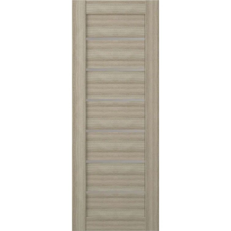 Shambor Solid Pine and Frosted Glass Modern Door Slab