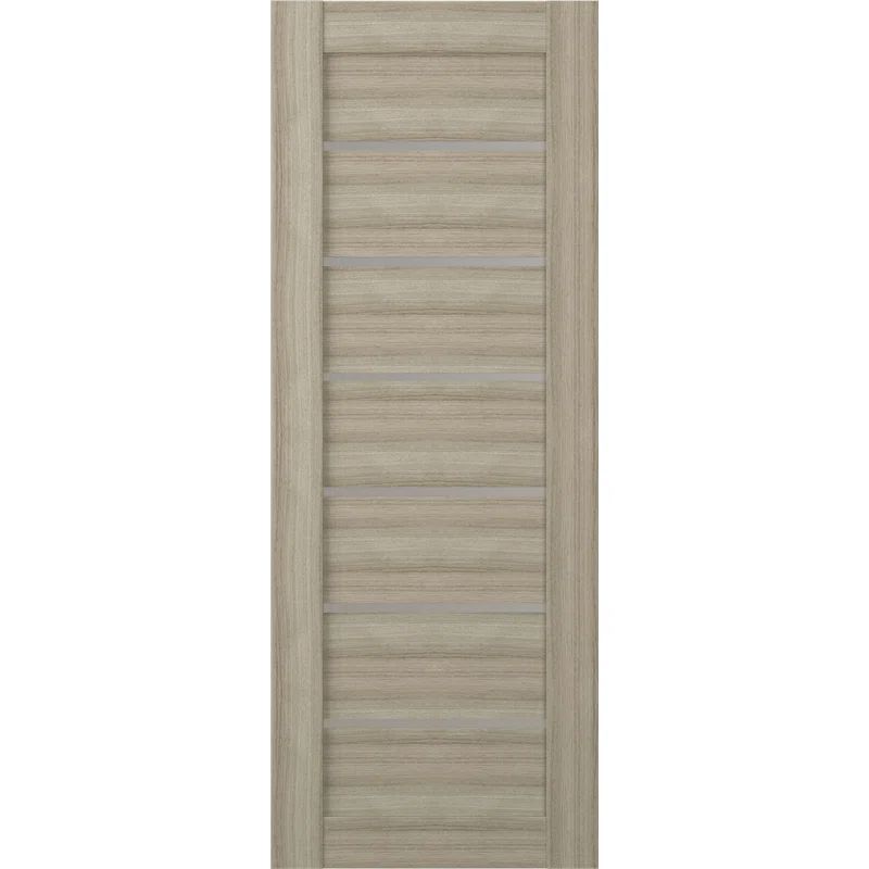 Alba Shambor Frosted Glass and Solid Pine Interior Door Slab