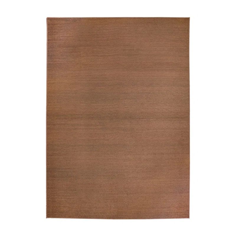 Espresso Flatweave Washable Non-slip 5' x 7' Rug