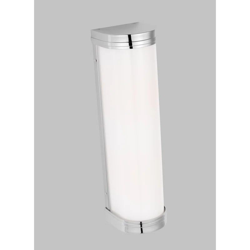 Ifran 18" Polished Nickel Cylinder Vanity Light Sconce