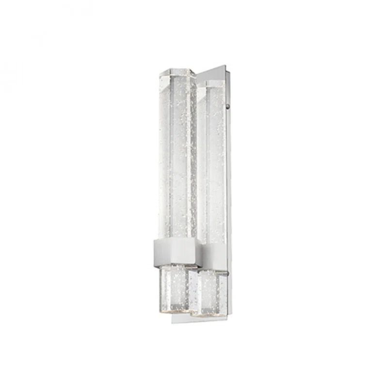 Warwick 15" Chrome LED Flush Mounted Sconce