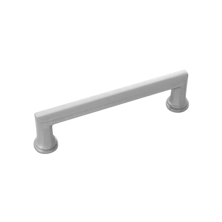 Modern Black Steel Bar Handle Pull with Mounting Hardware